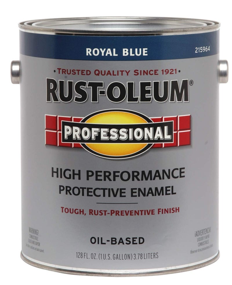 رست أوليوم RUST-OLEUM 215964 طلاء مينا احترافي باللون الأزرق الملكي جالون - Image 1